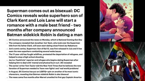 NEW BISEXUAL SUPERMAN AND CAPTAIN AMERICA