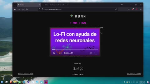 Los niveles de este juego son generados utilizando MusicRNN