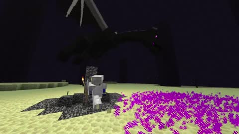 When you get Launched By The Ender Dragon.