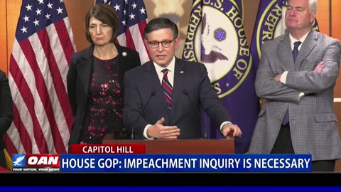 House GOP: Impeachment Inquiry Is Necessary