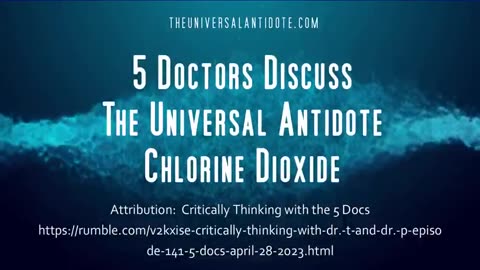 20230427 - 5 American Doctors discuss MMS (Chlorine Dioxide)-[ITA-ENG subs]soft