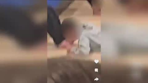 SICK: Students suck on the toes of adults during a school fundraising event.