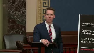 Josh Hawley On The Absurdity Of The ‘Defense’ For The CCP Spying On Americans