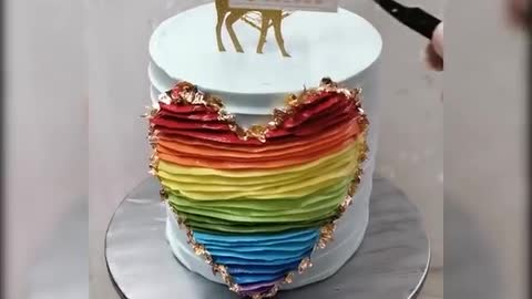 5 minutes cooking - Rainbow Cake