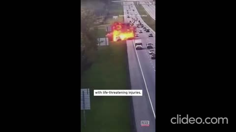 Deadly Car Crash. Huge Explosion😱😱