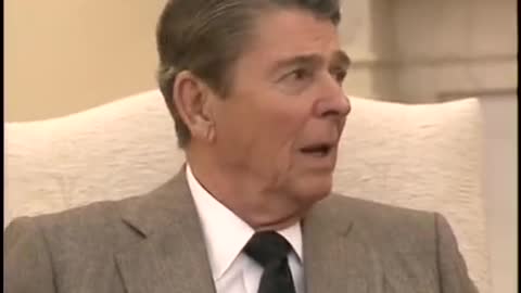 President Reagan Greets President Elect George Bush at White House in November