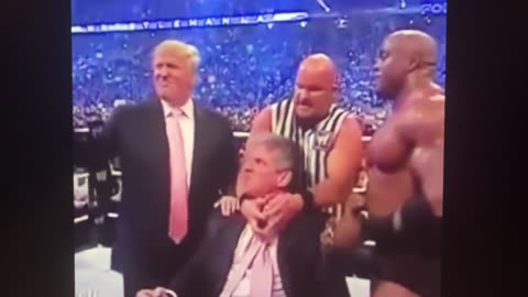 Donald Trump - The greatest showman on earth - ask Vince McMahon