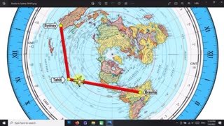 BREAKING NEWS: Another Flight Route Proving FLAT EARTH