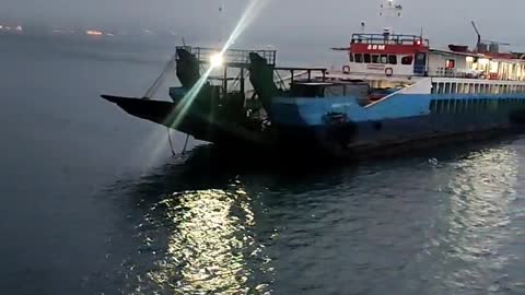 Abandon Ferry ship From Gilimanuk Harbour