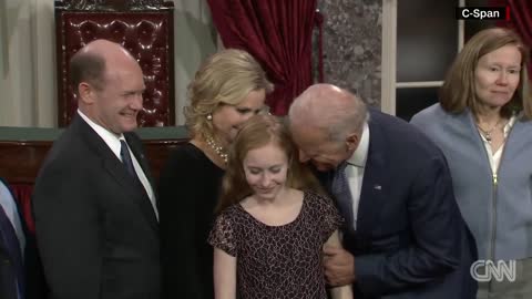 Watch Joe Biden give an endless hug to Hillary Clinton