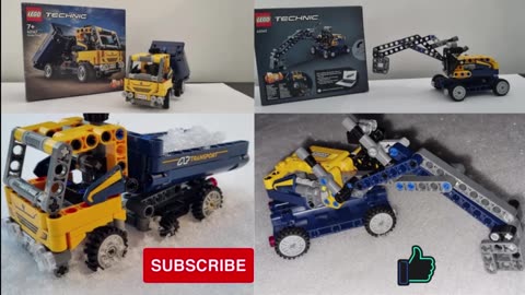 LEGO TECHNIC 42147 #Dump Truck #EXCAVATOR model 2 in 1 set 7+