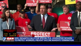 Gov. DeSantis calls for special Fla. legislative session to protect workers