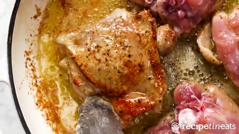 Chicken Fricassee - quick French Chicken Stew