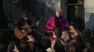 Cyndi Lauper sings at Biden’s signing of the Respect for Marriage Act, federally legalizing same-sex marriage