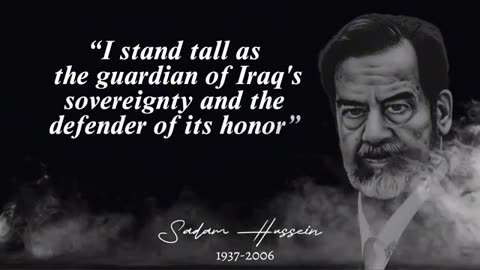 Saddam Hussein|Leader of Muslim Ummah 🥲