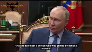 PUTIN SPEAKING ON THE LATE EBRAHIM RAISI