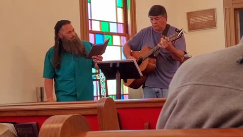 The Old Rugged Cross covered by Steven Dixon & Raymond Andrews 3/26/2023 @ Vernon Chapel