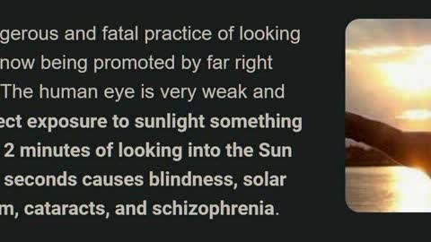 True Danger is a Nation of People Who *Blindly* Repeat Anti-Sungazing Propaganda