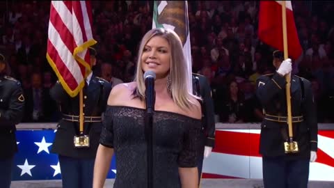 Fergie sings the national anthem at the NBA All-Star Game | ESPN