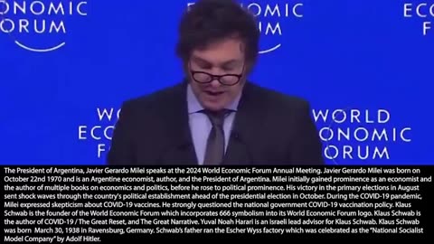 WORLD ECONOMIC FORUM | "TODAY I'M HERE TO TELL YOU THAT THE WESTERN WORLD IS IN DANGER."
