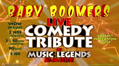 Baby Boomers Comedy Tribute of Music Legends & More