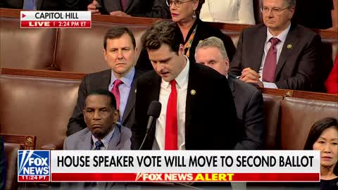 Matt Gaetz Shreds McCarthy During Speech Nominating Jim Jordan For Speaker Of The House