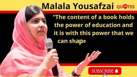Malala Yousafzai Inspiring Quotes | Malala Yousafzai Life Changing Quotes