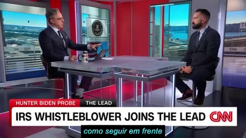 O denunciante da Receita Federal, Joseph Ziegler, disse a Jake Tapper, da CNN...