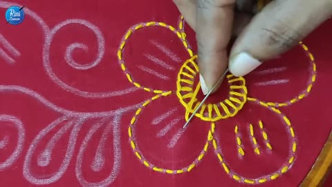 Hand embroidery so nice nakshi kantha design stitch, নকশীকাঁথা নকশা সেলাই খুবই সুন্দর ভাবে