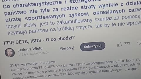 Polska zalana jest toksycznym śmieciem przez UMOWE TTIP CETA !