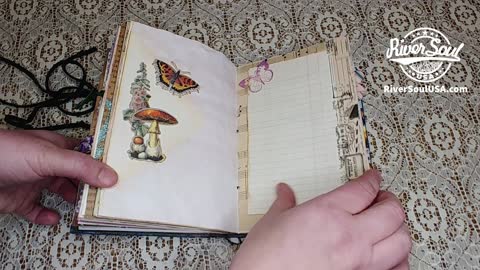 Vintage Junk Journal flip through