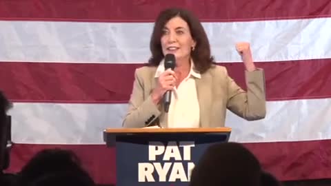 New York Gov. Kathy Hochul Tells Trump Supporters to Leave the State