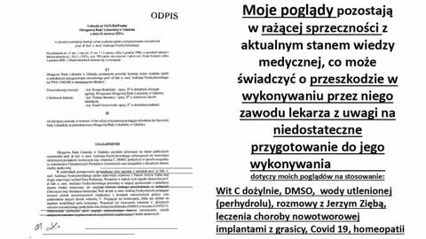 PROF. ANDRZEJ FRYDRYCHOWSKI - IZBA LEKARSKA SKŁAD - ODEBRANIE PRAW WYKONYWANIA ZAWODU PROFESOROWI