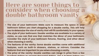 Importance Of Double Bathroom Vanity