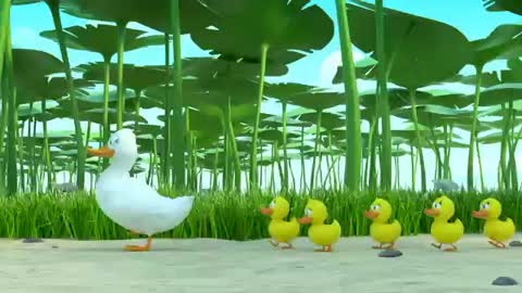 🦆 Five Little Ducks 🦆@LooLooymes and Children's Songs_Cut