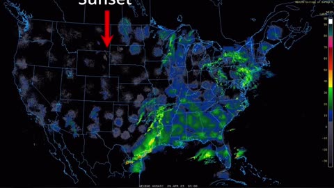 04/28/23 - US Storms Influenced by NEXRAD Radars