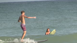 surfer girl Florida Nokomis beach