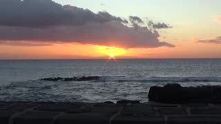 Lana'i City, HI — Kaumalapa'u Harbor - Sunset