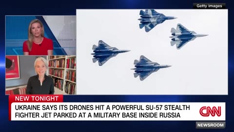 Ukraine says deep drone strike destroys rare Russian Su-57 stealth fighter