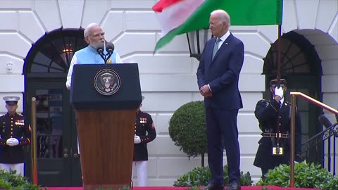 Ceremonial welcome for PM Modi at the White House