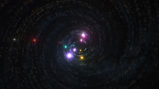 Hypnotic Universe Loop.Motion Graphic video. Visual Effect video. Motion Backdrop.