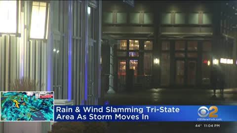 Rain and wind slamming Tri-State Area as storm moves in