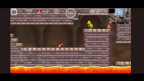 MARIO mobile gameplay part 1 area 2/4 THE BOSS