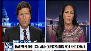 Tucker Carlson Endorses Harmeet Dhillon for RNC Chair