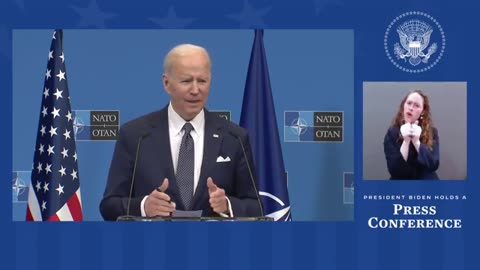 President Biden's Press Conference, in Brussels, Belgium