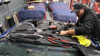 350z engine removal
