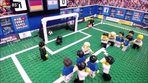 World Cup 1990 - Germany vs Argentina [ Road To Qatar 2022 ] in Lego Football
