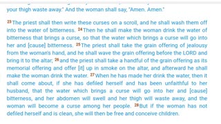 Abortion in the Book of Numbers