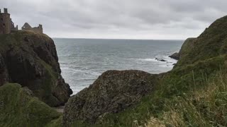 Stonehaven Waves And Scotland Trains