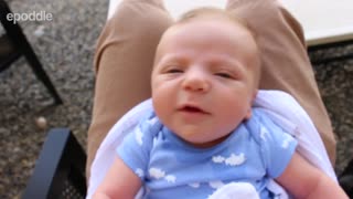 Dad Makes Hilarious Lip Reading Video Featuring His Newborn Son